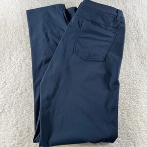Lululemon ABC Straight Leg Men's Dress Pants Size 34x35‎ Navy Blue Clean Stretch